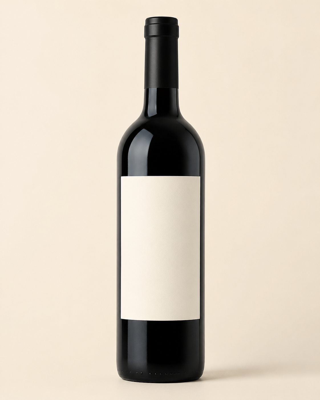 Blank bottle mockup